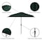 Pure Garden 9ft Half Umbrella, Hunter Green 50-LG1036 - alternate 5